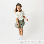 Mini A Ture Matbjergi T-Shirt Grs Papyrus White