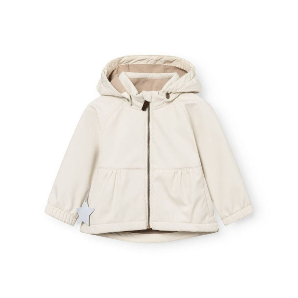 Mini A Ture Matbriddi Winter Softshell Jacket Grs Angora Cream