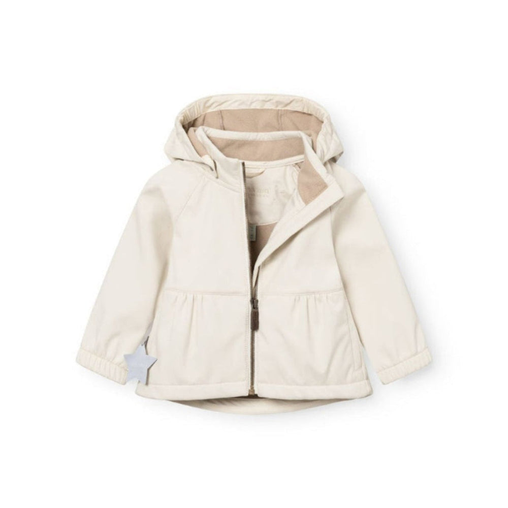 Mini A Ture Matbriddi Winter Softshell Jacket Grs Angora Cream