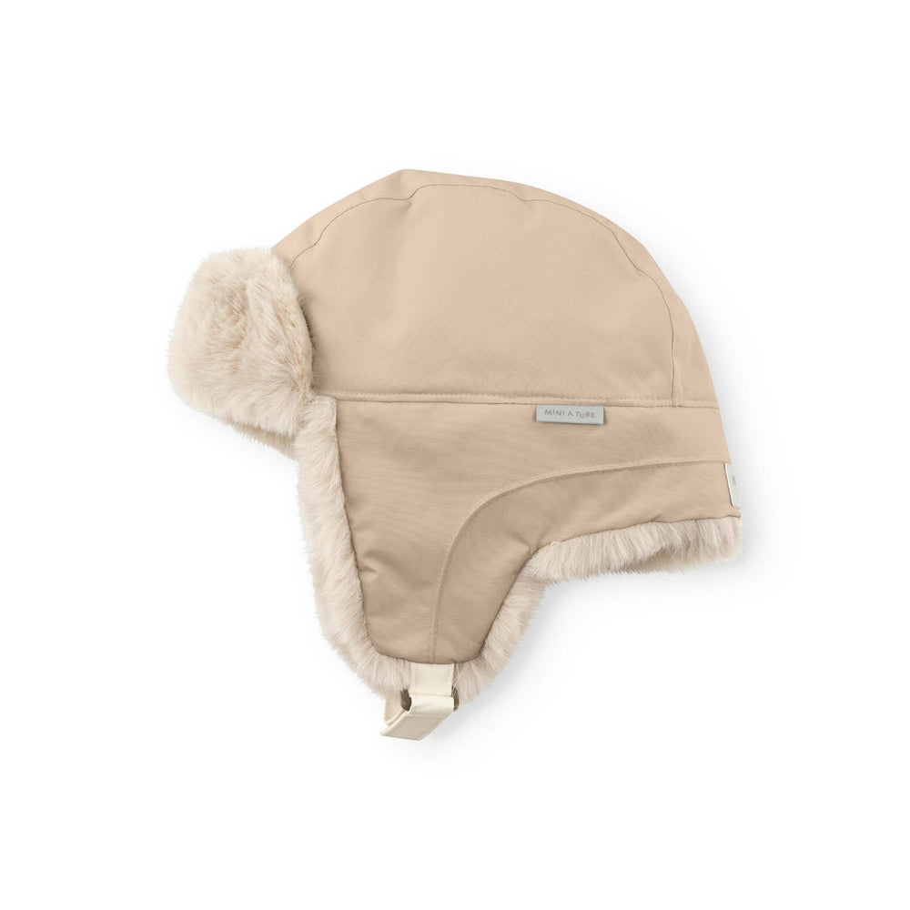Mini A Ture Matcrister Teddy Lined Winter Hood Savannah Tan