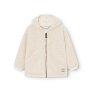 Mini A Ture Matliff Teddyfleece Winter Jacket Grs Angora Cream