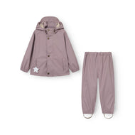 Mini A Ture Matreinar Rain Set Grs Quail Purple