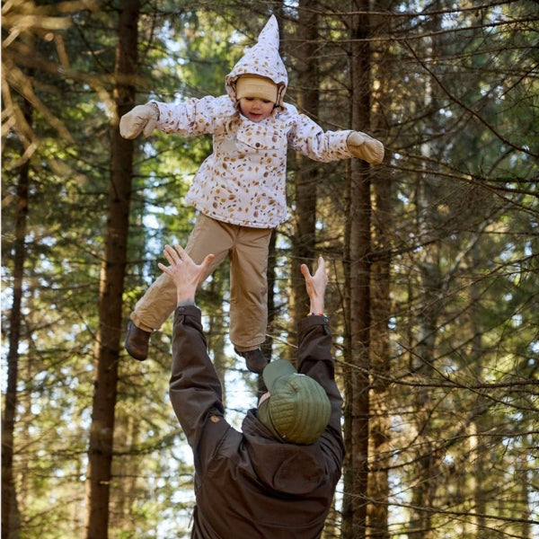 Mini A Ture Matwang Fleece Lined Winter Jacket Grs Falling Winter Leaves