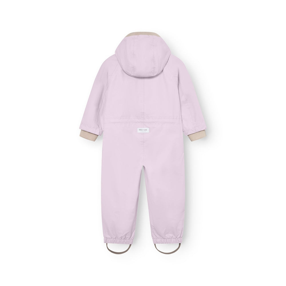 Mini A Ture Matwisto Fleece Lined Spring Coverall Grs Thistle