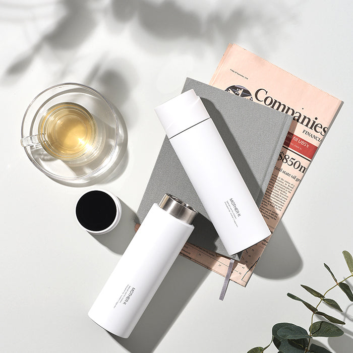 Mother-K UV-C LED sterilization smart tumbler, 450 ml, white; set of 2