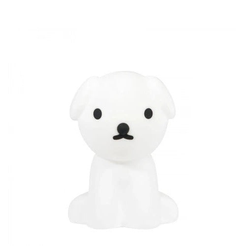 MR MARIA Snuffy night light dog figurine in white plastic