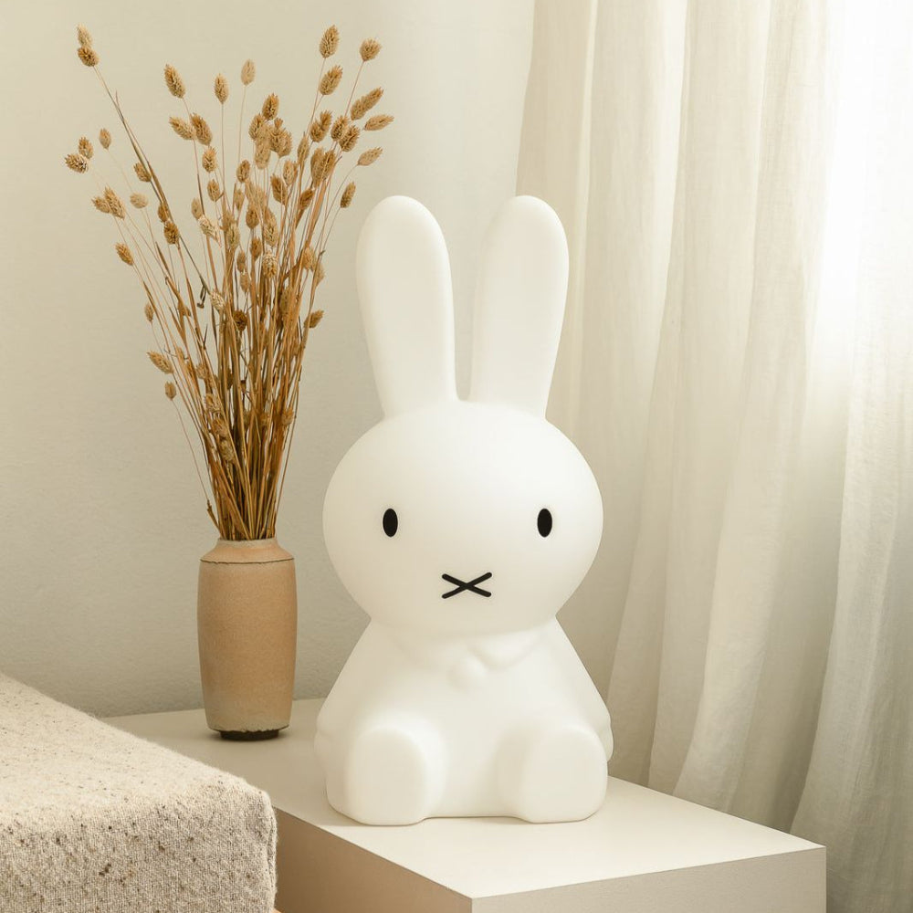 Mr Maria Star Light Miffy night light, white ceramic bunny design by MR MARIA