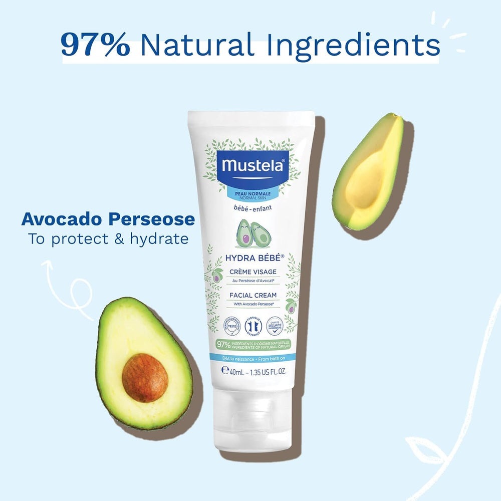 Mustela Hydra Baby Face Cream With Organic Avocado 40 ml