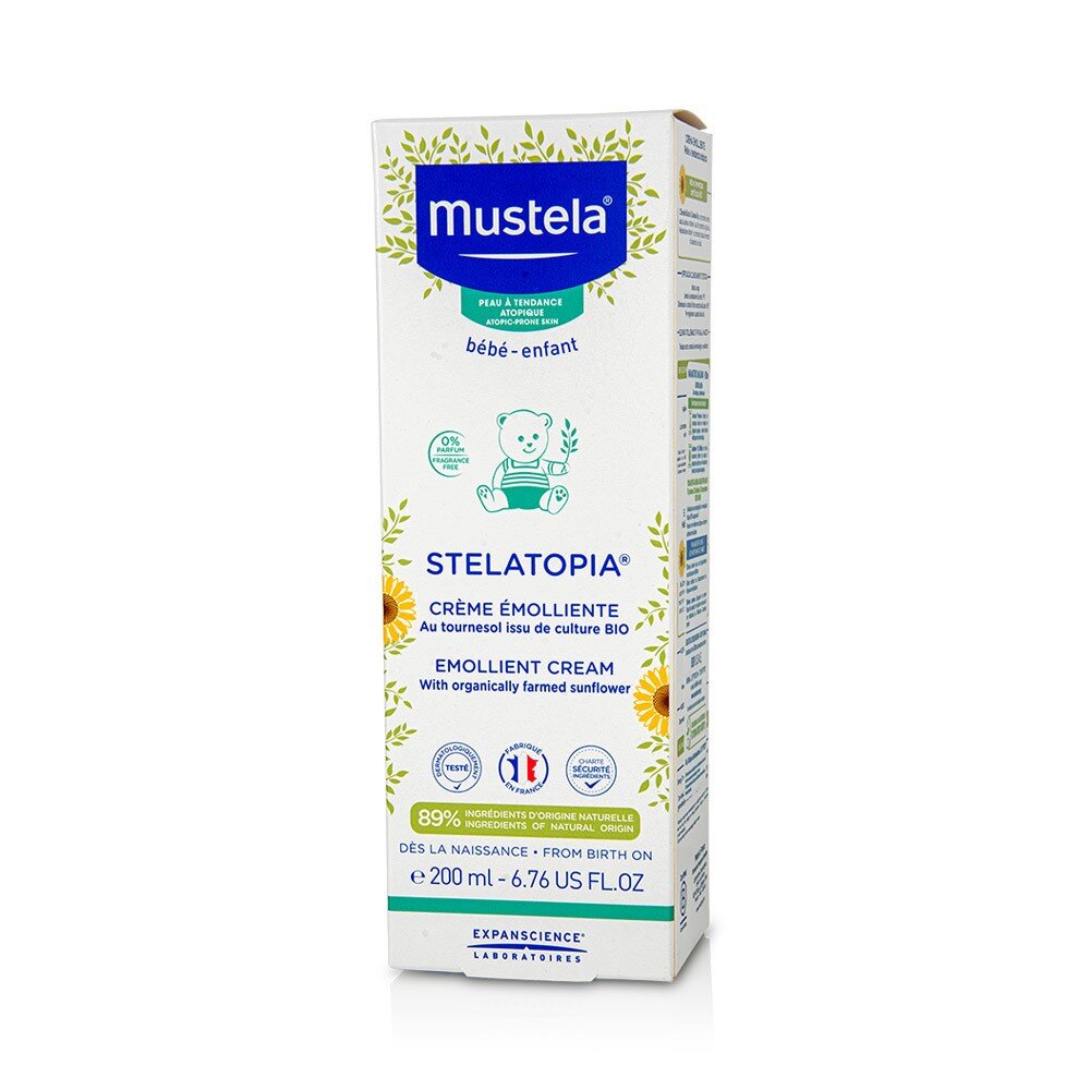 Mustela Stelatopia Emollient Facial Cream 200 ml