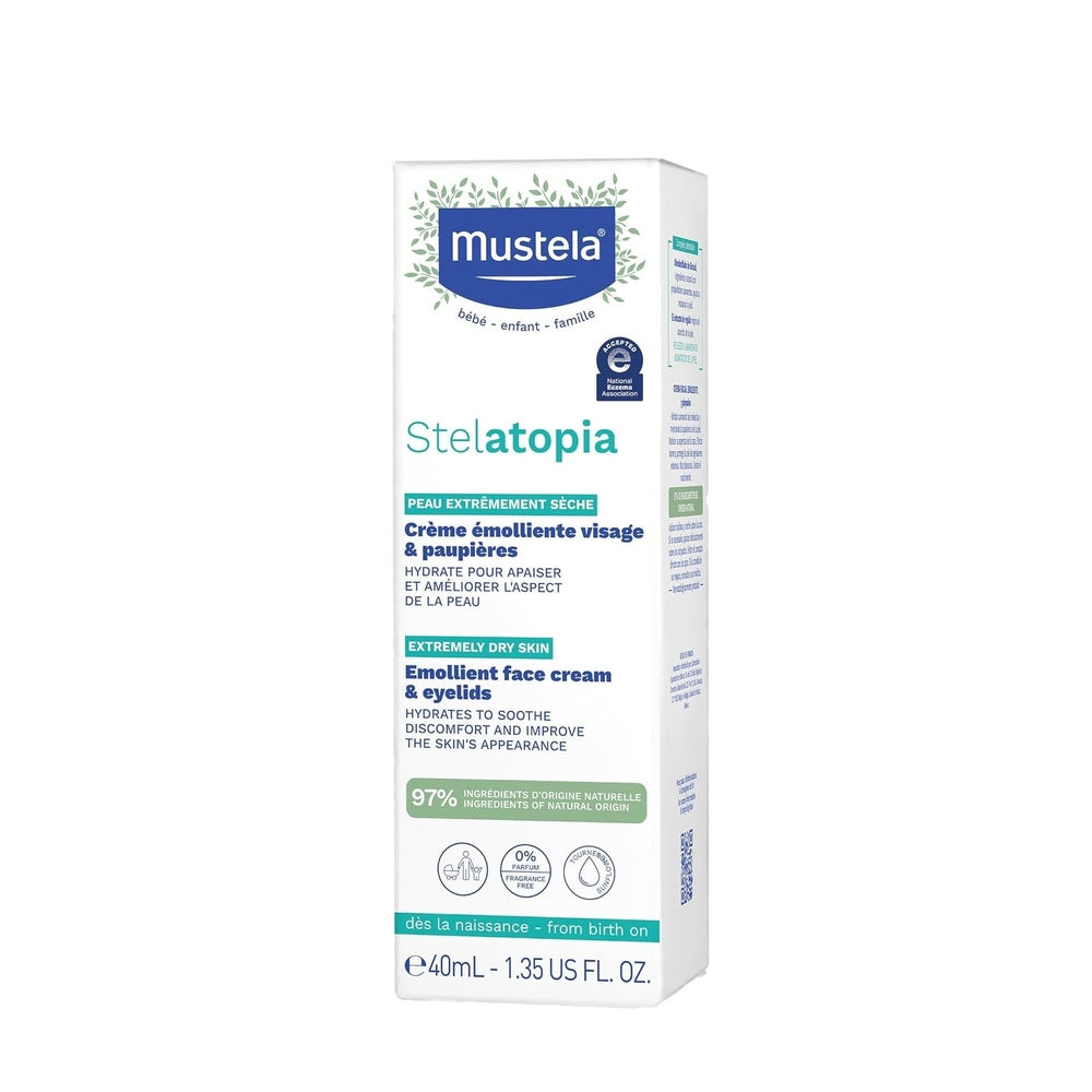 Mustela Stelatopia Emollient Facial Cream 40 ml