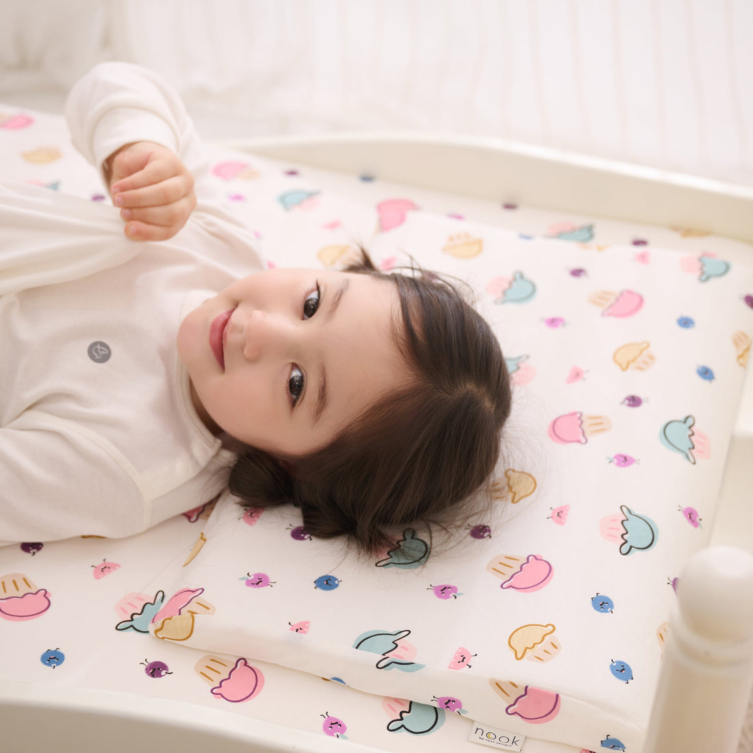 NEST DESIGNS Nook Toddler Pillow Muffin Man view 3