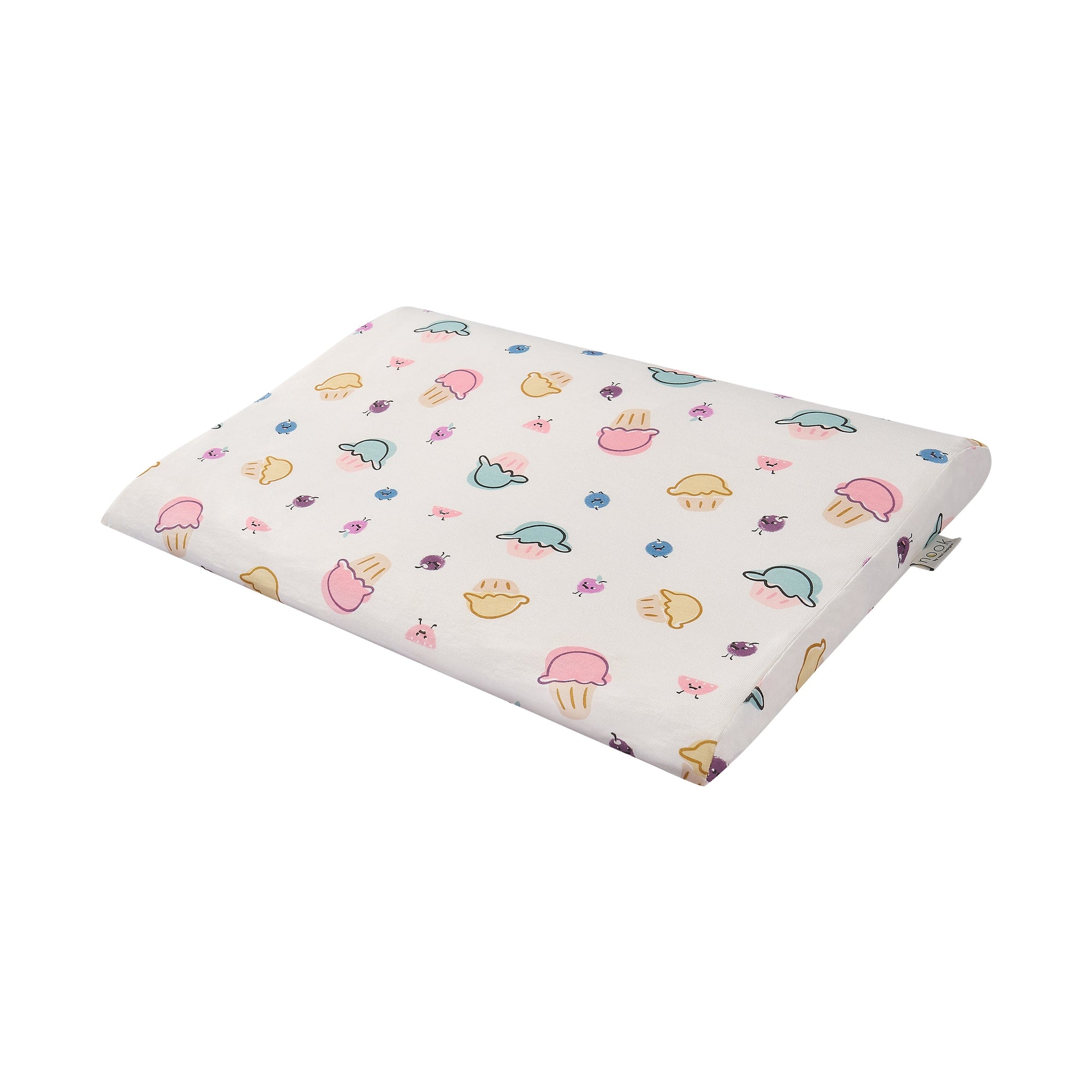 Nest Designs Nook Toddler Pillow with Pillowcase Muffin Man