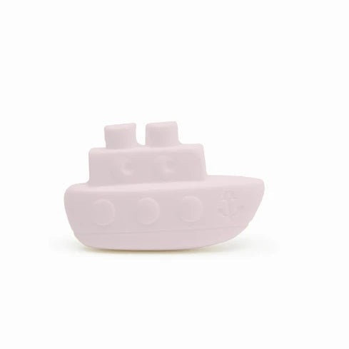 Nailmatic Organic Kids boat-shaped soap in raspberry scent, pink color