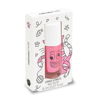 Nailmatic Water Based Nail Polish For Kids Candy Pink Glitter