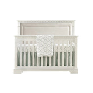 Natart Ithaca ''5-In-1'' Convertible Crib With Upholstered Headboard Panel