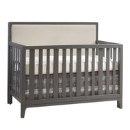 Natart Kyoto 5 In 1 Convertible Crib With Upholstered Panel Leather