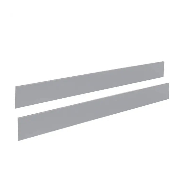 NATART Kyoto double bed conversion rails, gray, GREENGUARD GOLD certified, set of 2