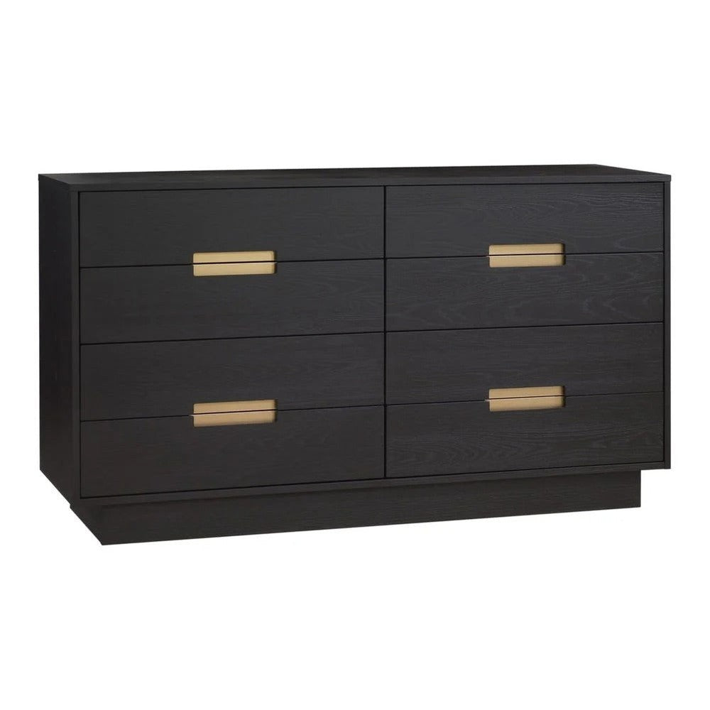 Natart Signature Series Como Naturale 8 Drawer 52 Inch Double Dresser