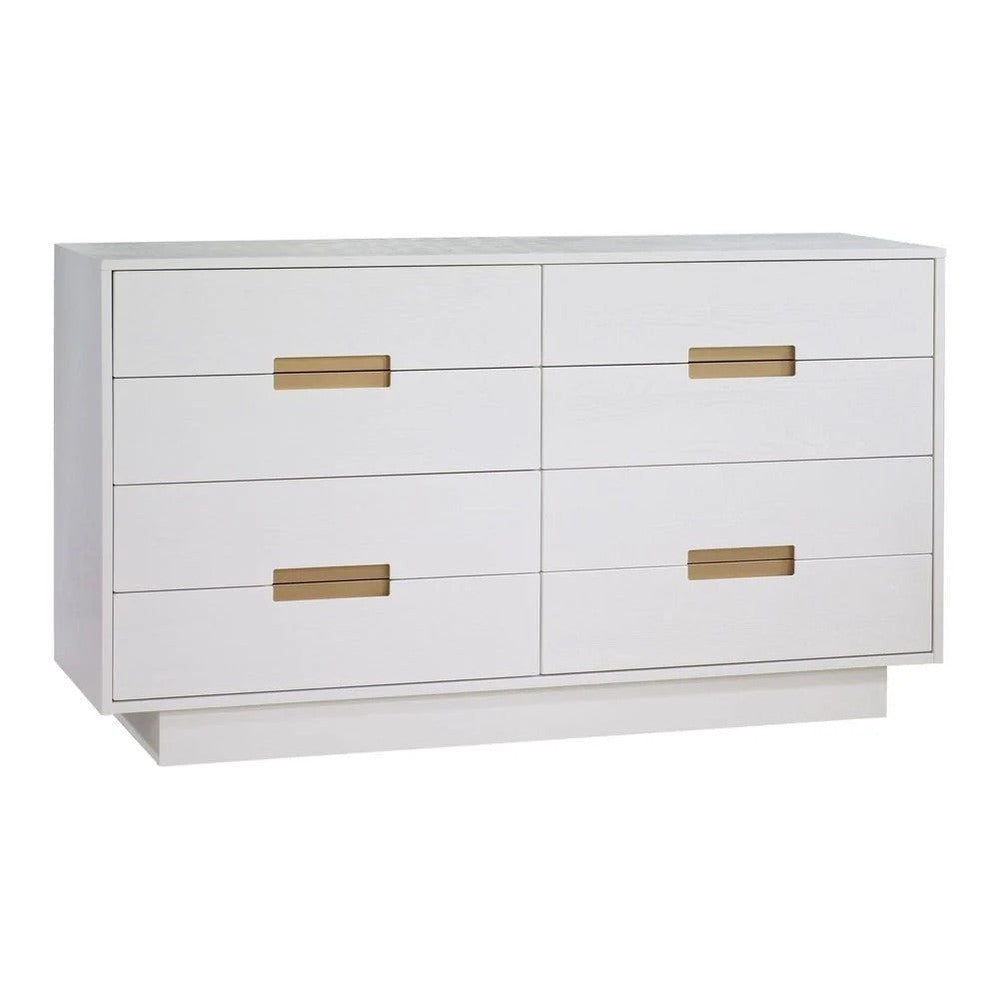Natart Signature Series Como Naturale 8 Drawer 52 Inch Double Dresser
