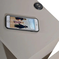 Natart Signature Series Left-Side Media Night Table