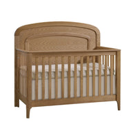 Natart Signature Series Palo 5 In 1 Convertible Crib With With Arched Decorative Molding