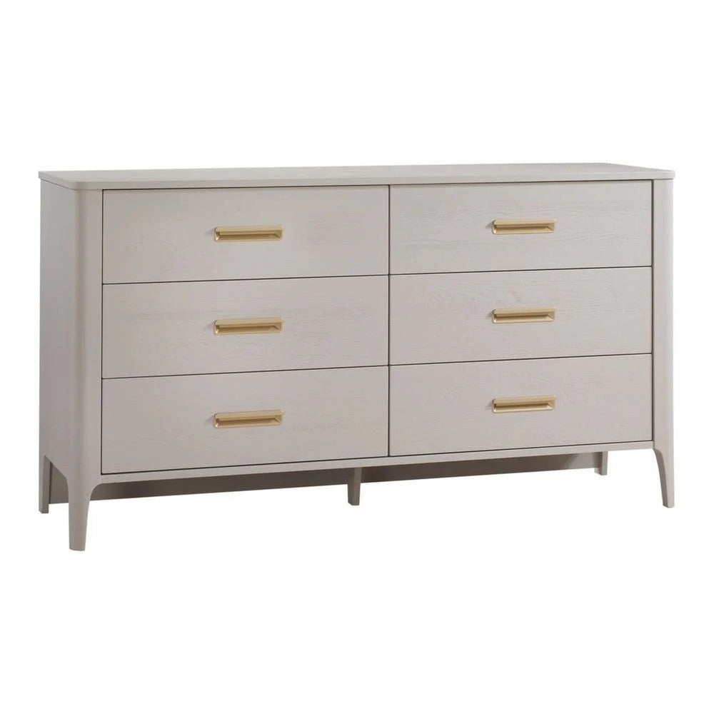 Natart Signature Series Palo 6 Drawer 65 Inch King Dresser