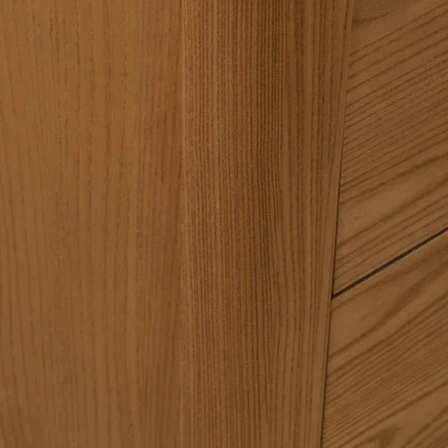 NATART Signature Series Toscano 5 Drawer Dresser in warm oak, showing five roomy drawers with visible wood grain.