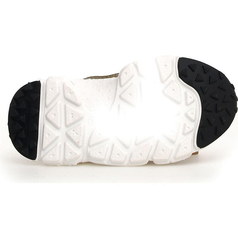 Naturino Raikiri Junior Sneaker beige-taupe-orange; white sole with black toe/heel traction shown