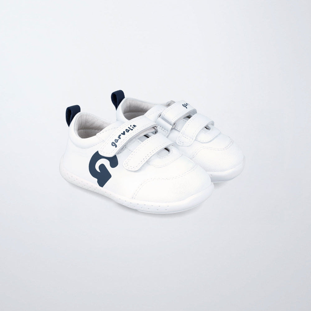 Garvalin Non-Slip Sneakers - White/Navy - product detail 02