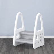 Nemibaby Safe Guard Step Stool With Handrails (Grey)