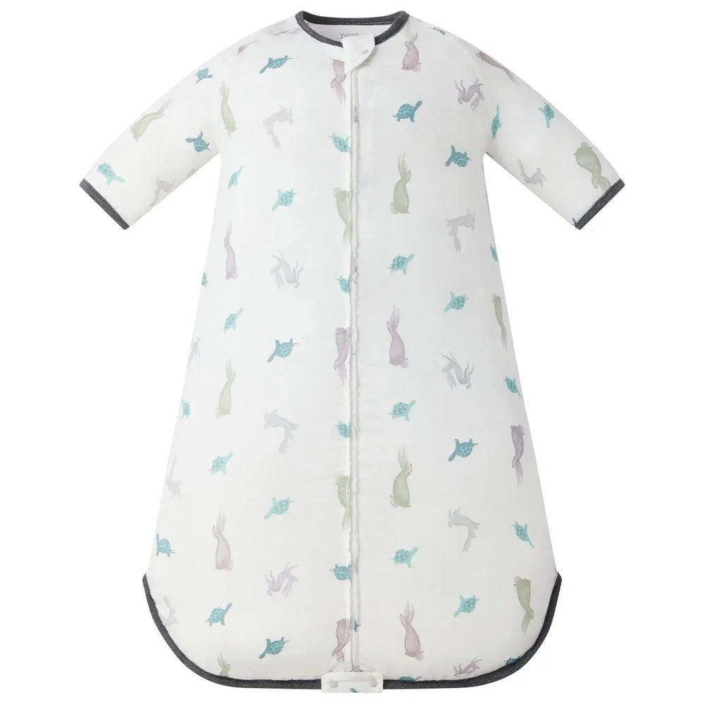 Nest Designs 0.23 Tog Bamboo 3/4 Sleeve Sleep Bag The Tortoise & The Hare