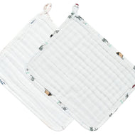 Nest Designs 6 Layer Organic Cotton Baby Washcloth Set (2 Pack ) Fw24 Assorted