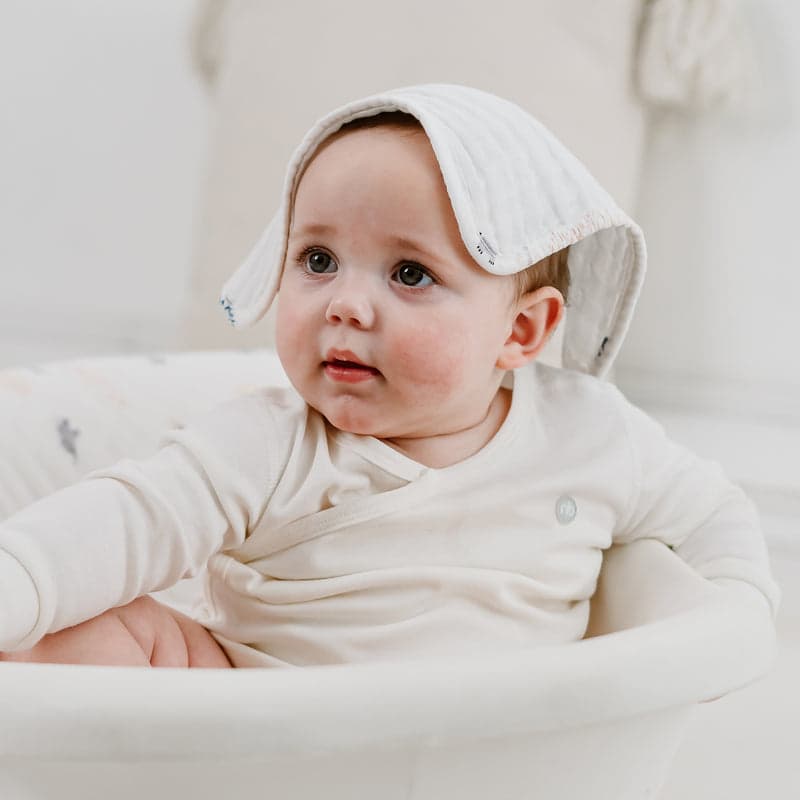 Nest Designs 6-layer organic cotton baby washcloth set, 2-pack FW24 assorted