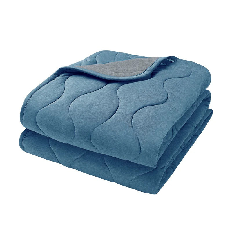 Nest Designs Avocado Bamboo Cozy Blanket Medium Captain's Blue