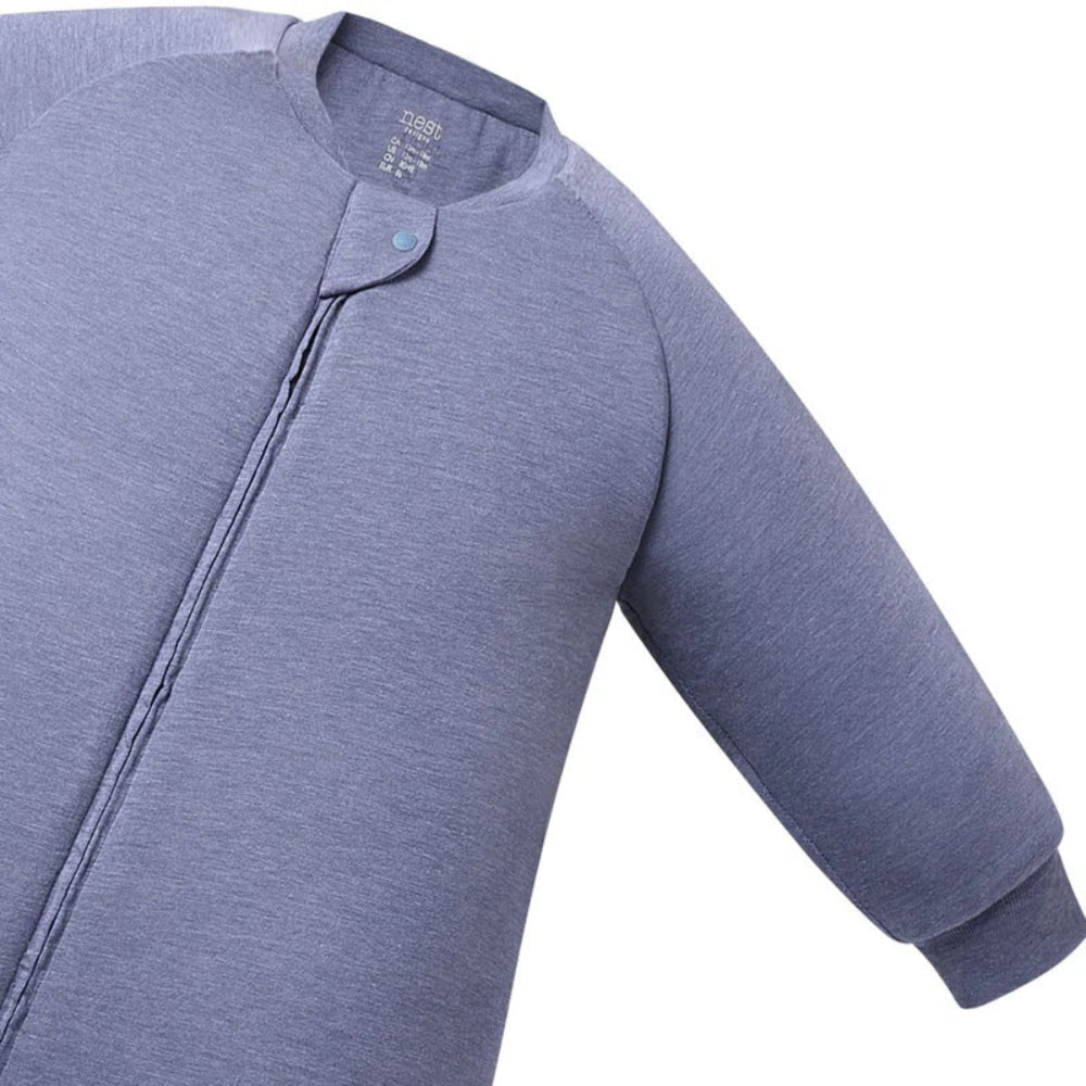 Nest Designs Avocado Bamboo Long Sleeve Footed Sleep Bag 2.0 TOG Twilight Purple