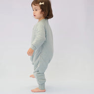 Nest Designs Avocado Bamboo Long Sleeve Footed Sleep Bag 2.0 TOG Slate