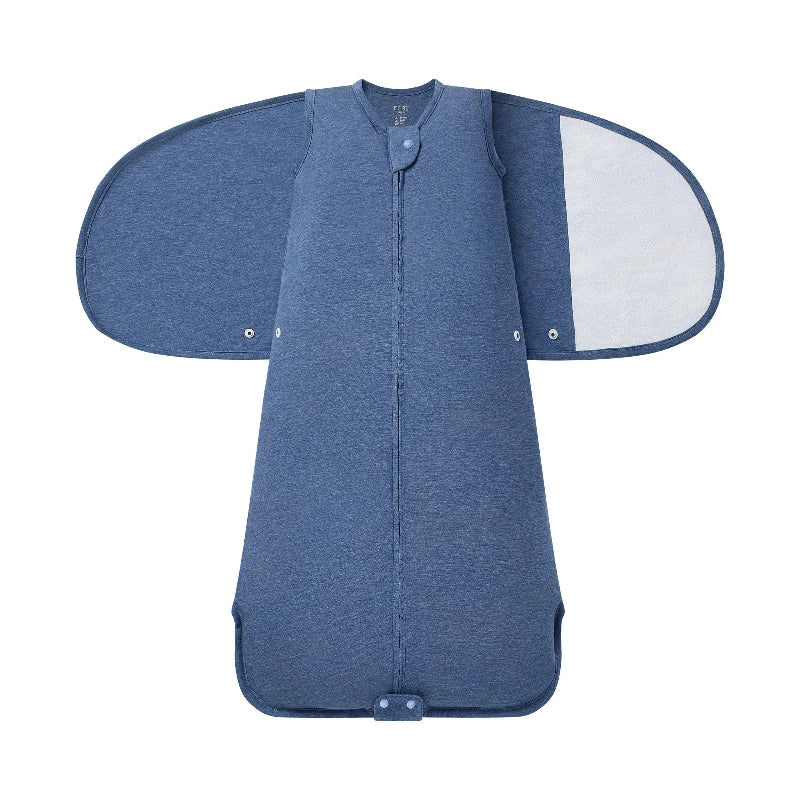 Nest Designs bamboo swaddle sleep bag, 1.0 Tog, Captain's Blue, baby sleepwear