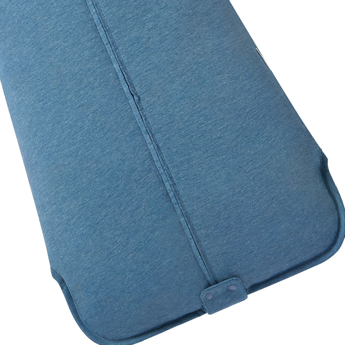 Nest Designs Avocado Bamboo Swaddle Sleep Bag 1.0 Tog Captain's Blue bamboo fabric