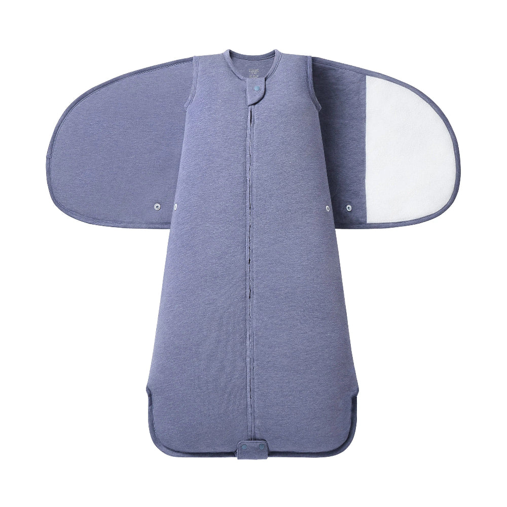 Nest Designs Avocado Bamboo Swaddle Sleep Bag 1.0 Tog Twilight Purple