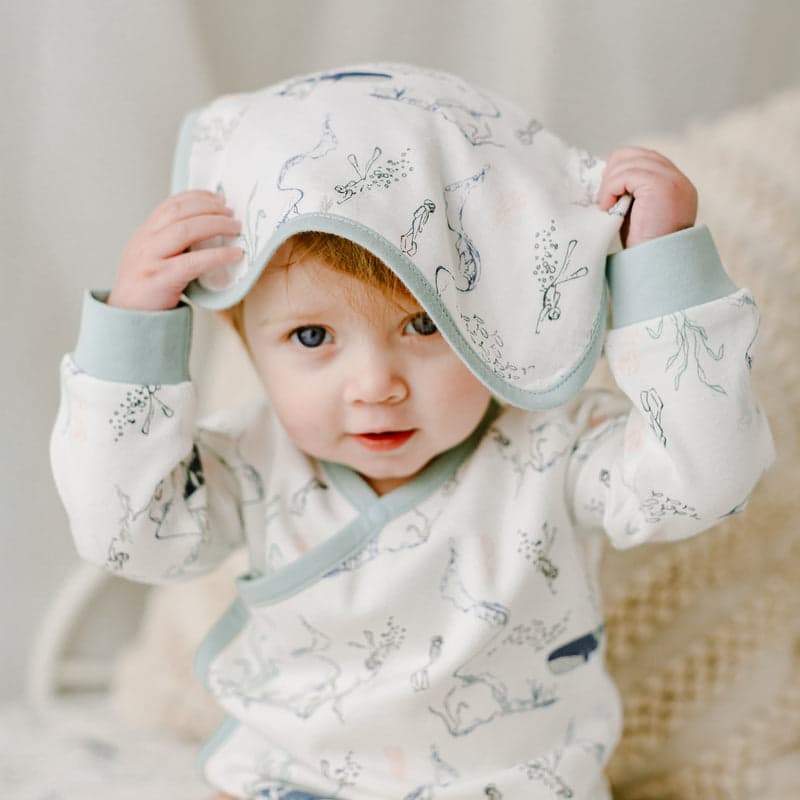 Nest Designs Bamboo 4-Layer Baby Washcloth Set, 3-pack, soft bamboo fabric for bath time