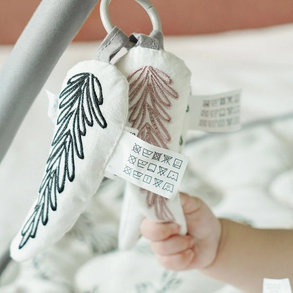 Nest Designs Bamboo Baby Play Mat & Activity Gym Fresh Forest