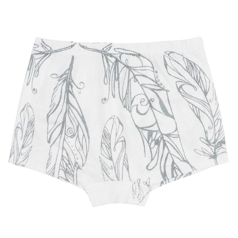 Nest Designs Bamboo Boys Boxer Briefs Underwear (2 Pack) Feather Light