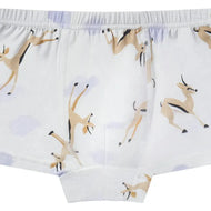 Nest Designs Bamboo Boys Boxer Briefs Underwear (2 Pack) Sahara Sky