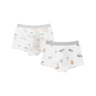 Nest Designs Bamboo Boys Boxer Briefs Underwear (2 Pack) Savanna Secrets