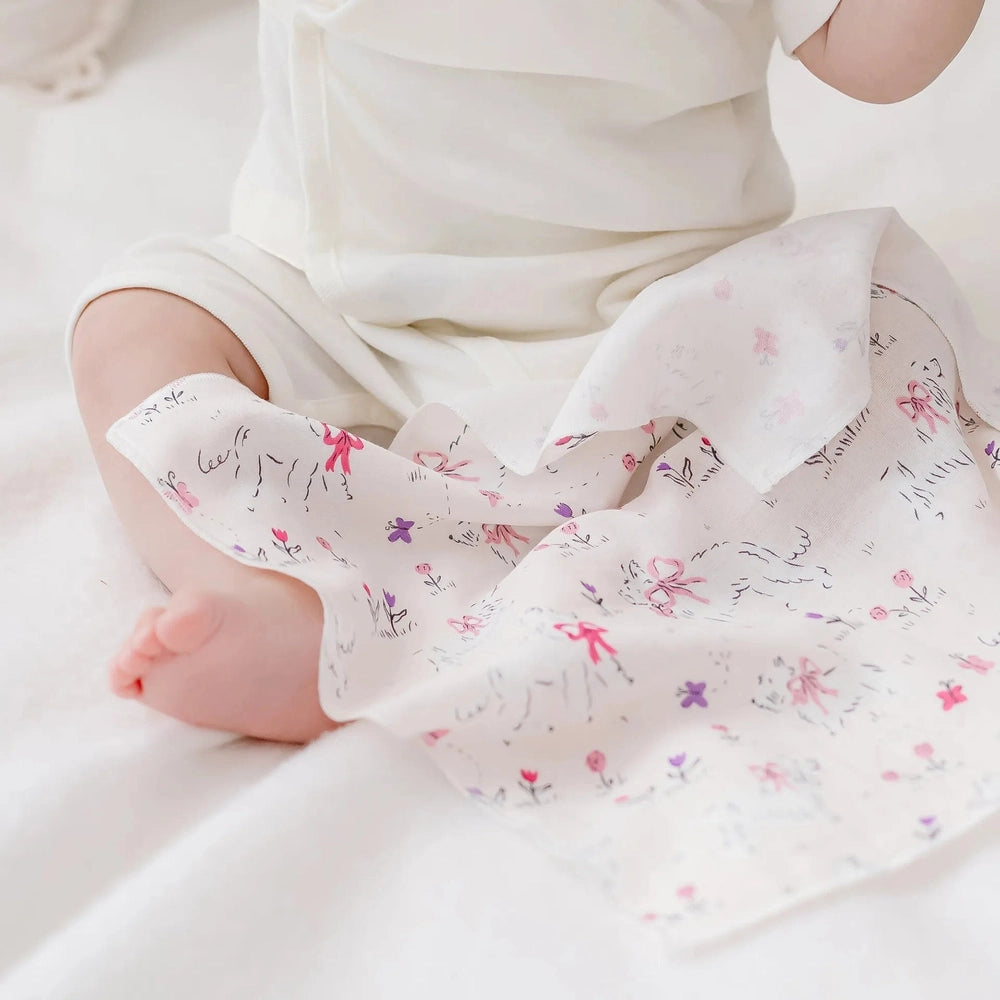 Nest Designs Bamboo Bubs Baby Washcloth Set 6 Pack Cheeky Capers