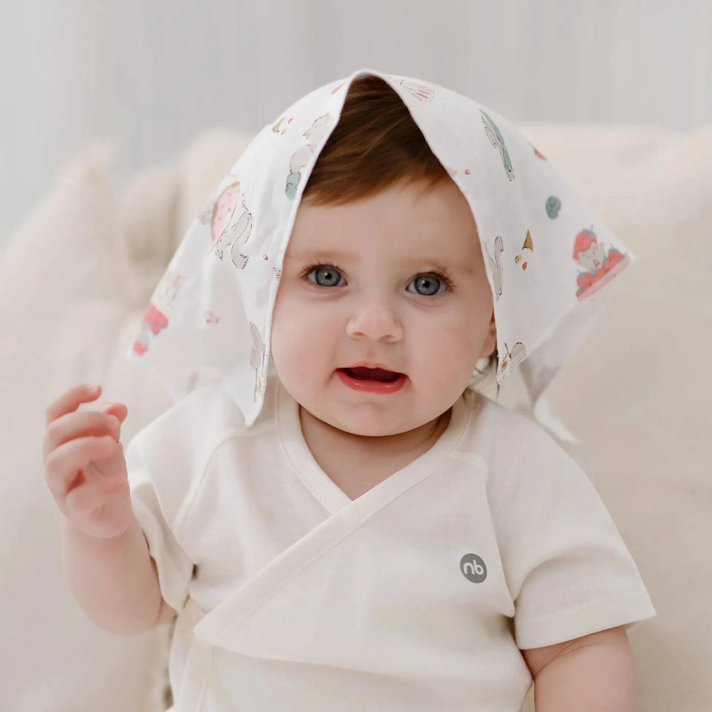 Nest Designs Bamboo Bubs Baby Washcloth Set 6 Pack Cheeky Capers