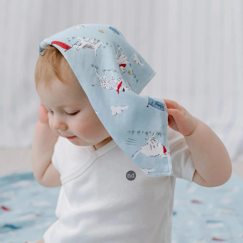 Nest Designs Bamboo Bubs Baby Washcloth Set 6 Pack Summer Days