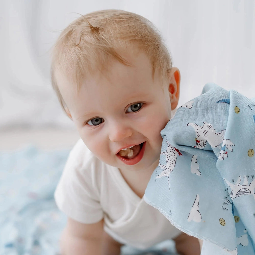 Nest Designs Bamboo Bubs Baby Washcloth Set 6 Pack Summer Days