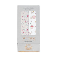 Nest Designs Bamboo Bubs Baby Washcloth Set 6 Pack Cheeky Capers