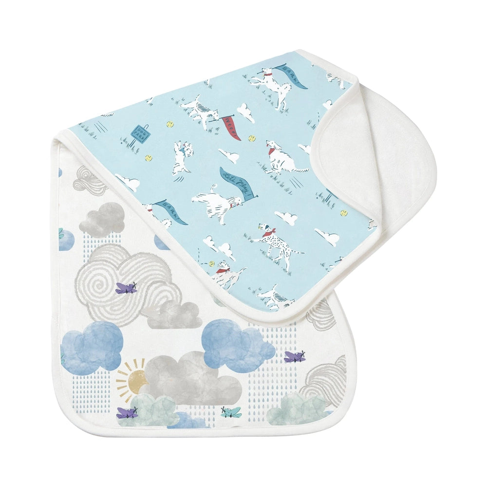 Nest Designs Bamboo Burp 'n Bib 2 Pack Summer Days
